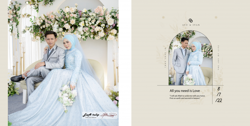 Paket Album Wedding Custom Magnetic